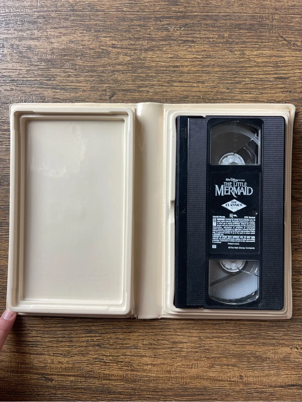 The Little Mermaid VHS #913 Walt Disney Classic Clamshell